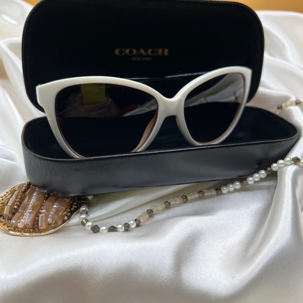 COACH Amberlyn Tortoise Shell Sunglasses